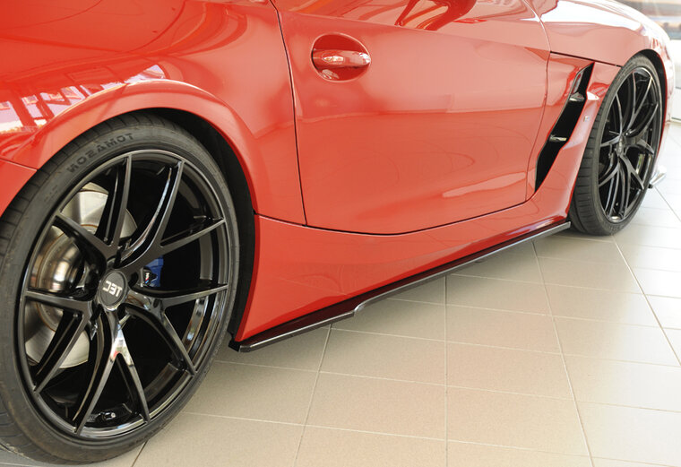 Rieger side skirt aanzetstuk Glanzend zwart rechts BMW Z4 G29 Roadster