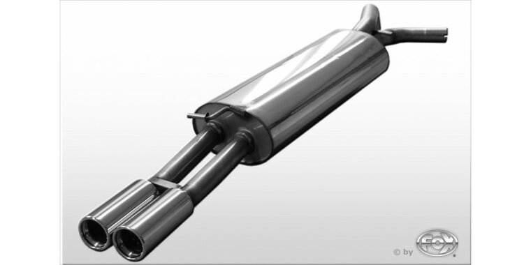 Fox uitlaat VW Bora 1J/ Bora Variant 1J einddemper - 2x76 Typ 13