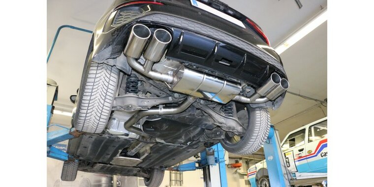 Audi A3 - 8Y Sportback einddemper uitgang rechts/links - 2x115x85  32 rechts/links passend voor S3 bumper