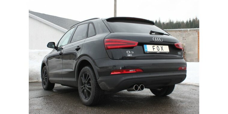 Audi Q3 quattro - benzine einddemper - 2x80  12