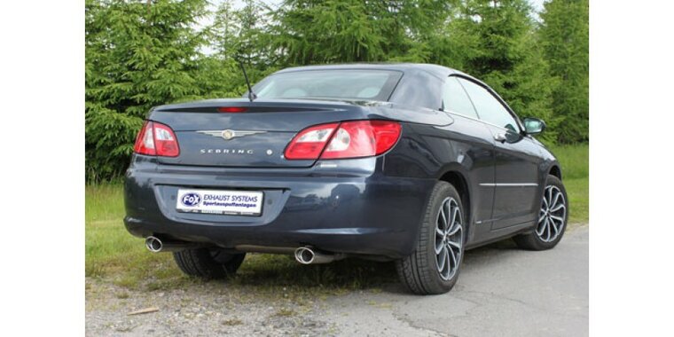 Chrysler Sebring Coupe &amp; Cabrio  JS einddemper rechts/links - 115x85  33 rechts/links