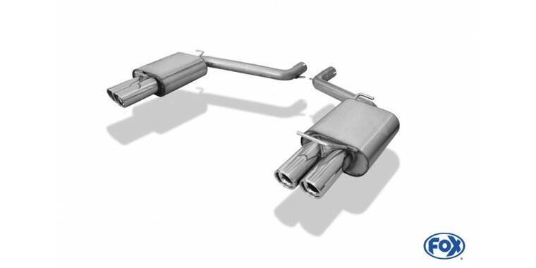 Chrysler 300C 3.5l einddemper rechts/links Doppelpijp - 2x80  17 rechts/links