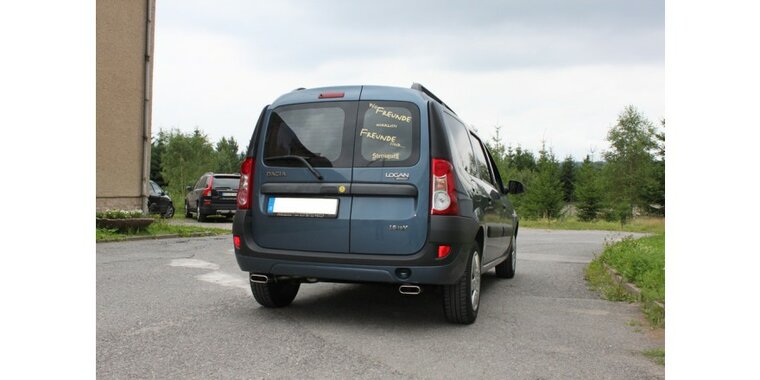 Dacia Logan Kombi einddemper uitgang rechts/links - 130x50  52 rechts/links