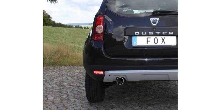 Dacia Duster 4x2 - voorwielaandrijving einddemper - 1x90  12