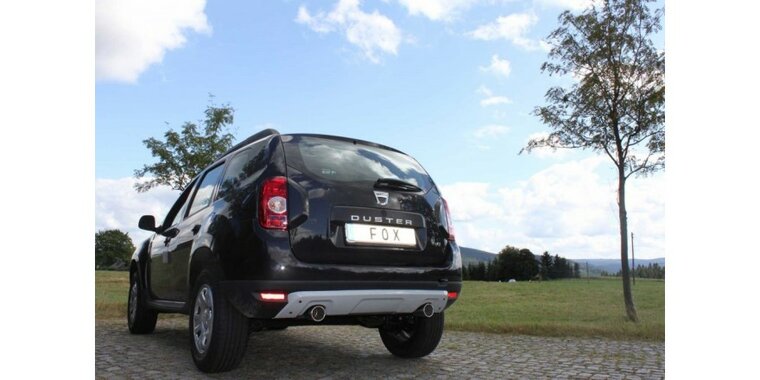 Dacia Duster 4x2 - voorwielaandrijving einddemper rechts/links - 1x90  12 rechts/links