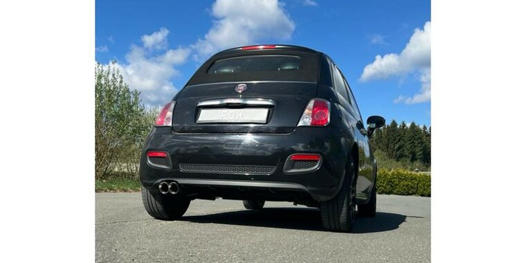 Fox Sportuitlaat Fiat 500/500C