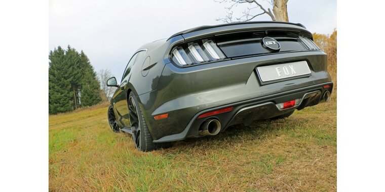 Ford Mustang Coupe &amp; Cabrio - 6/8-cilinde einddemper rechts/links - 1x100  25 rechts/links