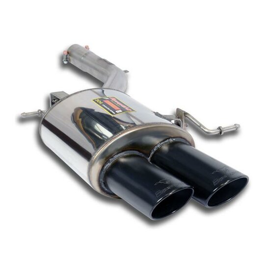 Supersprint Rear exhaust Left 100x75 &quot;Gun Metal Grey&quot; ALPINA B5 (F10 / F11) 4.4i V8 (507 Hp) 2010 -&gt; 2012