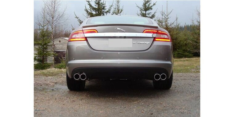 Jaguar XF CC9 einddemper rechts/links - 2x90 Typ 16 rechts/links