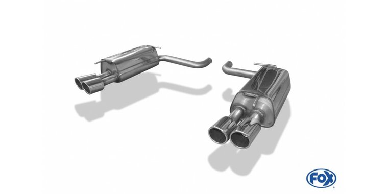 Jaguar XF CC9 einddemper rechts/links - 2x90 Typ 16 rechts/links