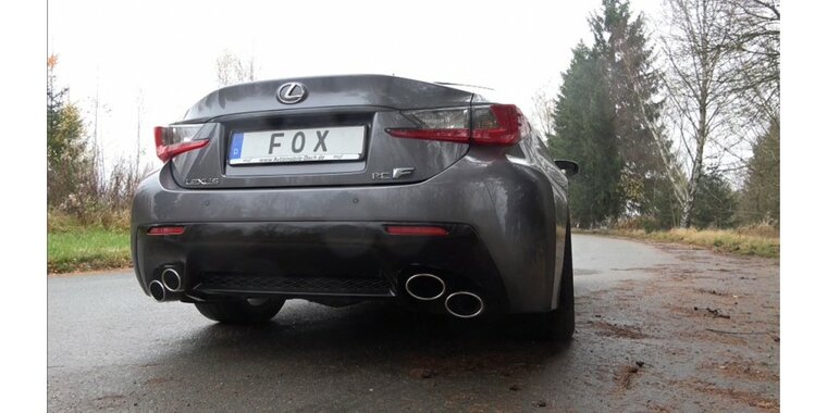 Lexus RC F einddemper rechts/links - 2x115x85 Typ 38 rechts/links