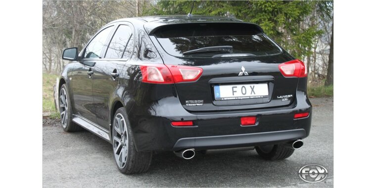 Mitsubishi Lancer CYO sedan/ Sportback diesel einddemper dwars uitgang rechts/links - 115x85 Typ 32 rechts/links