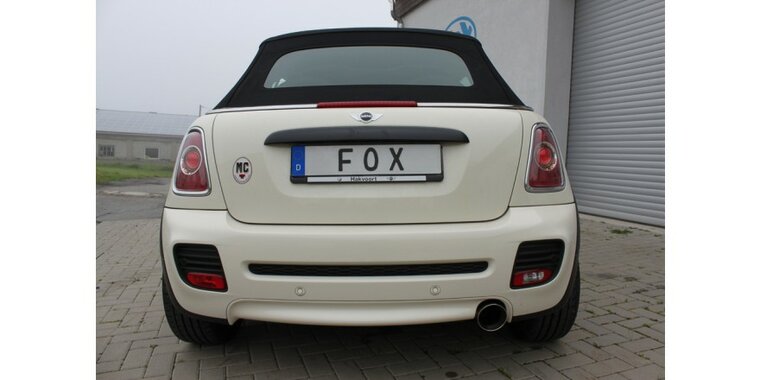 Mini One R57 - Cabrio einddemper - 1x100 Typ 25