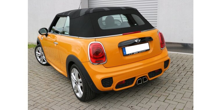 Mini Cooper S - F56 &amp; F57 einddemper uitgang in het midden - 2x95x78 Typ 68