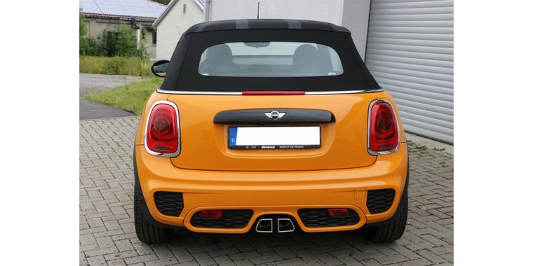 Mini Cooper S - F56 &amp; F57 einddemper uitgang in het midden - 2x95x78 Typ 68