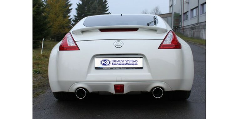 Nissan 370Z einddemper dwars uitgang rechts/links - 1x100 Typ 13 rechts/links