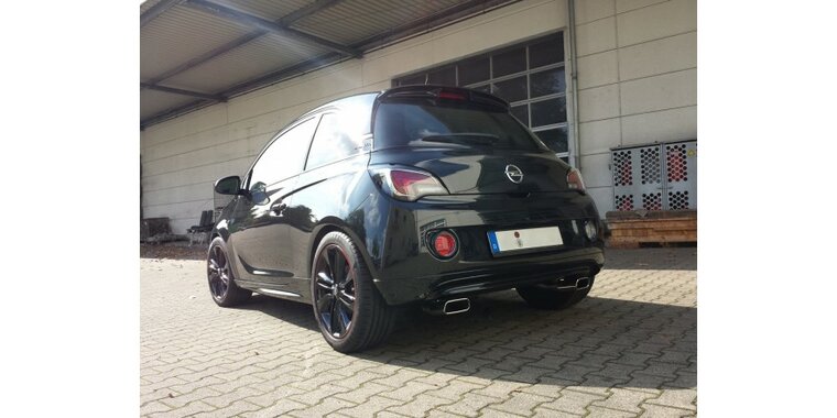 Opel Adam einddemper dwars uitgang rechts/links - 145x65 Typ 59 rechts/links