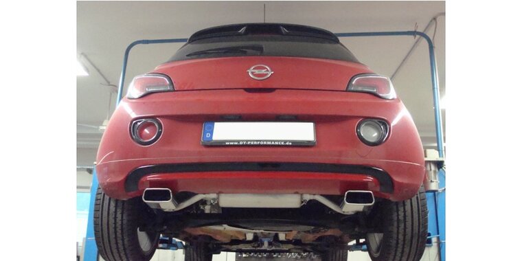 Opel Adam einddemper dwars uitgang rechts/links - 145x65 Typ 59 rechts/links