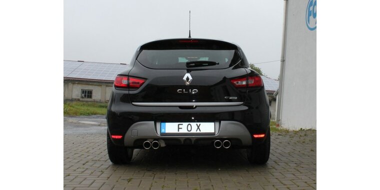 Renault Clio IV GT einddemper uitgang rechts/links - 2x76 Typ 16 rechts/links