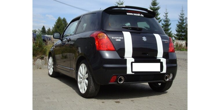 Suzuki Swift Sport 3 - SG einddemper uitgang rechts/links - 1x100 Typ 17 rechts/links