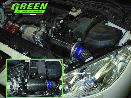 Green Carbon Airbox PEUGEOT RCZ 1.6L 16 THP Bouwjaar vanaf 11-