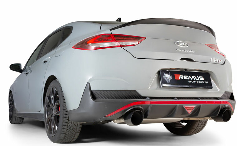 Remus uitlaat Hyundai i30 N Fastback Cat-back systeem L/R uitgang