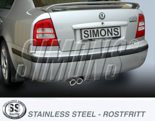 Simons Cat-back Skoda Octavia [1U] Sedan/Wagon 1997-2004