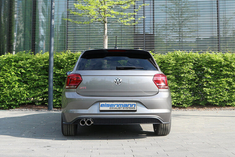 Eisenmann Bolt-On &ldquo;Cat Back&rdquo; exhaust system 2 x 83mm tips VW Polo 6 GTi [AW] 2.0 TSi 147 kW