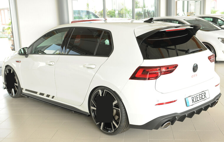 Rieger Tuning Diffuser voor VW Golf 8 GTI Clubsport - Verbeter Aerodynamica &amp; Stijl