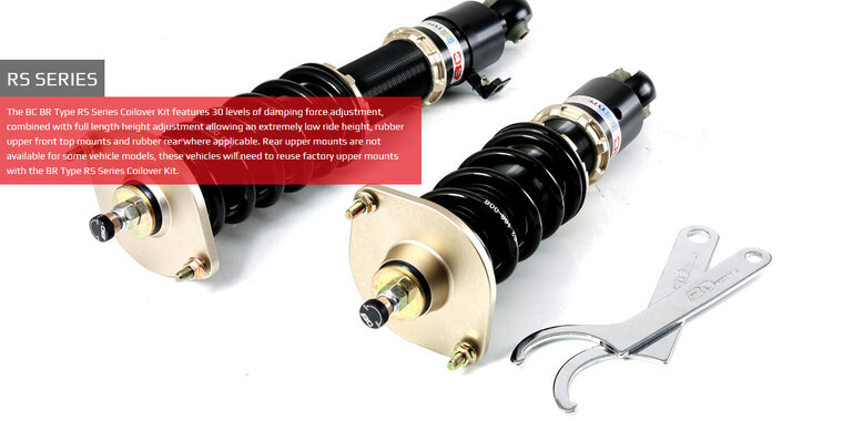 Mini Cooper (S) 07-13 R55/R56 M52 BC Racing Coilovers BR-RS