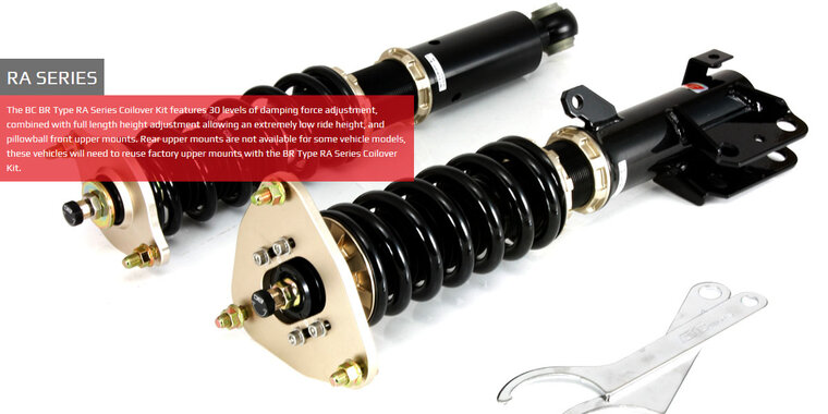 Lancia Delta Integrale 91-93 EVO BC Racing Coilovers BR-RA