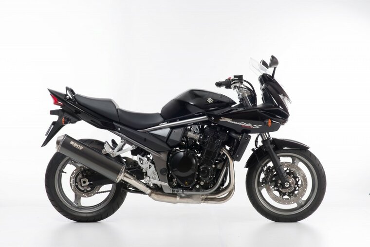 BOS Black edition ovaal 120 Slip-on Suzuki GSX 1250 F Bj. 2010-2016