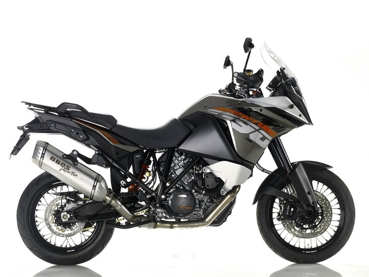 BOS RVS matt Desert Fox Slip-on KTM 1190 Adventure Bj. 2013-2016