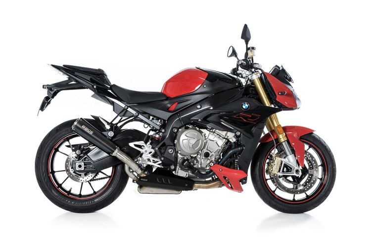 BOS Hitteschild als vervangingsonderdeel (past ook in combinatie met de originele einddemper) BMW S 1000 R Bj. 2017-2020 Euro4