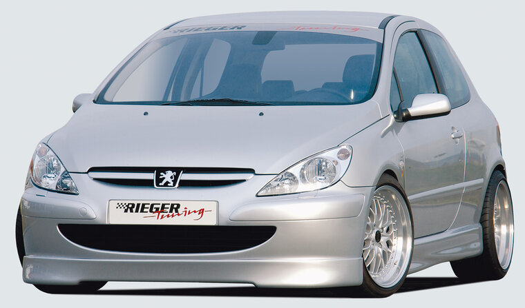 Rieger Tuning voorbumper spoiler lip Peugeot 307