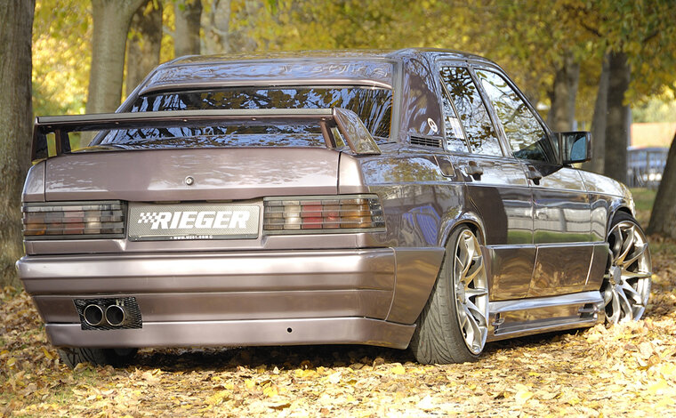 Rieger Tuning sideskirt Mercedes 190 [W201] Sedan  voor model 89