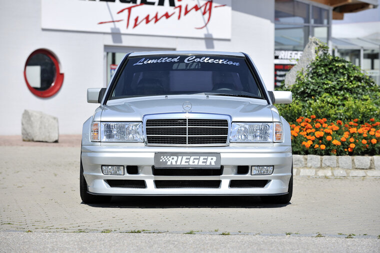 Rieger Tuning voorbumper Mercedes 190 [W201] Sedan Voor montage OEM-grill