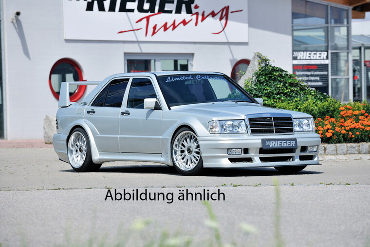 Rieger Tuning voorbumper Mercedes 190 [W201] Sedan Voor montage SEC motorkap