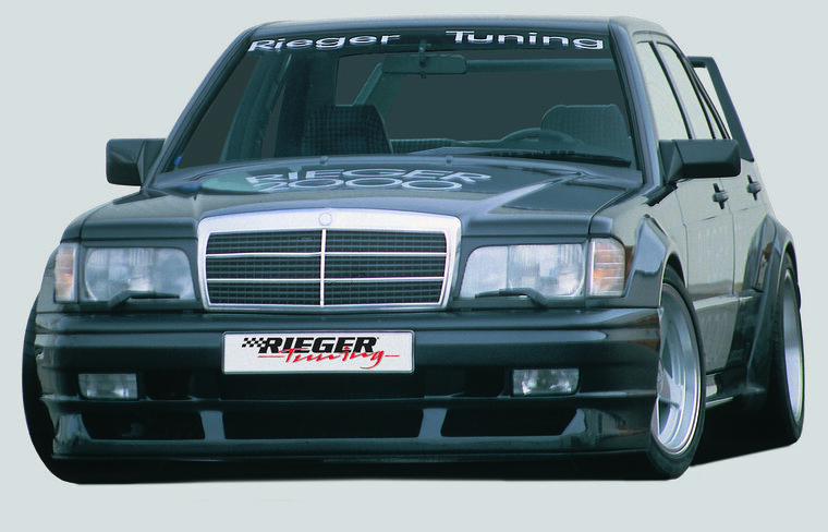 Rieger Tuning voorbumper Mercedes 190 [W201] Sedan Voor standaard grill