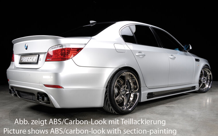 Rieger Tuning achterbumper verlenging BMW 5-Serie E60/61 niet voor M-Technic