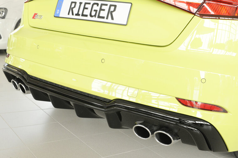 Rieger Tuning diffuser Audi A3 / S3 [8V] Alleen S3 (8V) hatchback/sportback