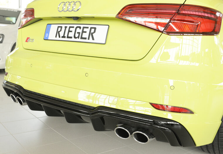 Rieger Tuning diffuser Audi A3 / S3 [8V] Alleen S3 (8V) hatchback/sportback