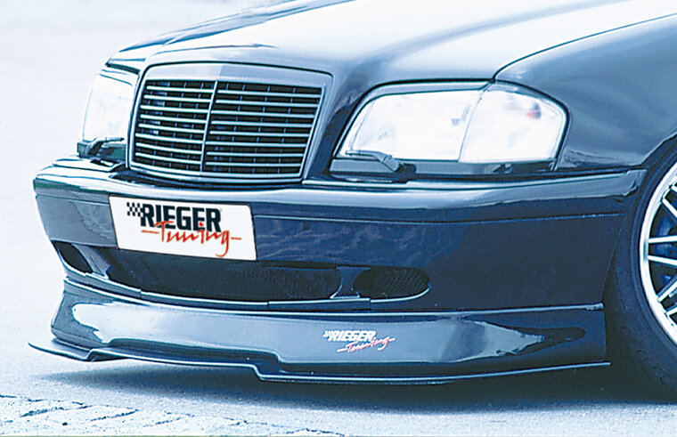 Rieger Tuning voorspoiler lip Mercedes C klasse [W202] (is geplakt op originele lip)