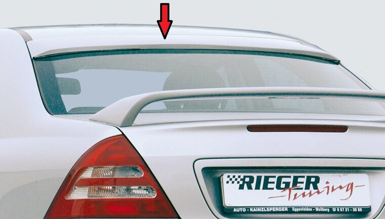 Rieger Tuning achterraambekleding Mercedes C klasse [W203] zonder uitsparing voor antenne