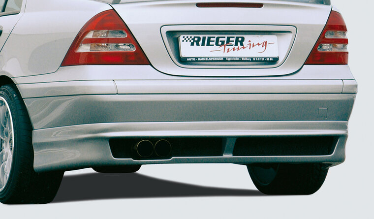 Rieger Tuning achterbumper verlenging Mercedes C klasse [W203] Alleen tot bouwjaar: 03/2004