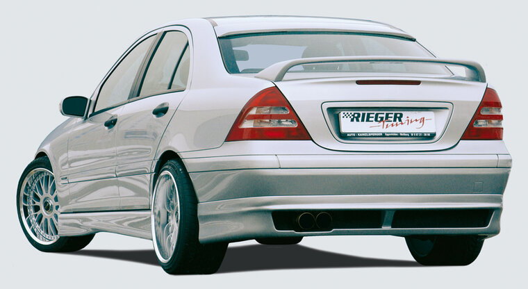 Rieger Tuning achterbumper verlenging Mercedes C klasse [W203] Alleen tot bouwjaar: 03/2004