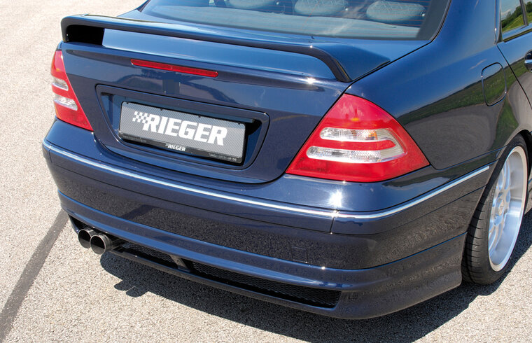 Rieger Tuning achterbumper verlenging Mercedes C klasse [W203] Alleen tot bouwjaar: 03/2004