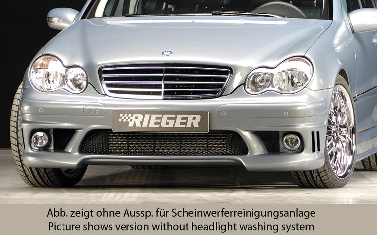 Rieger Tuning voorbumper Mercedes C klasse [W203]