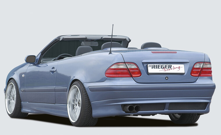 Rieger Tuning achterbumper verlenging Mercedes CLK [W208]