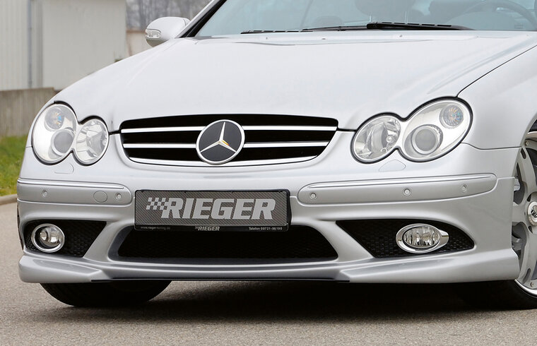 Rieger Tuning voorbumper spoiler verlenging Mercedes CLK [W209]